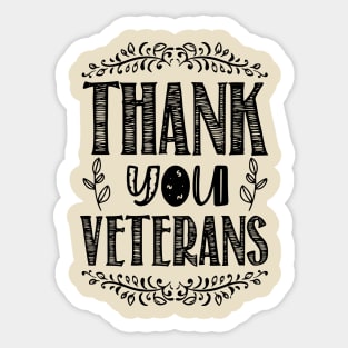 Veterans Day - Thank you Veterans ! Sticker